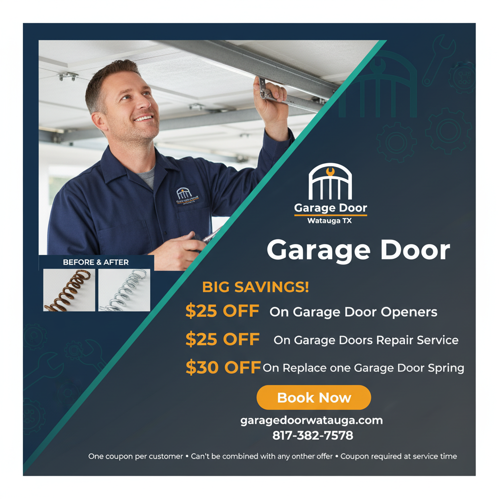 Garage Door Watauga Special Offer Coupon
